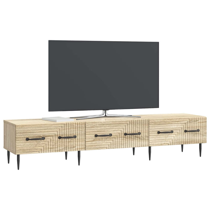 Cabinet TV Stejar Sonoma 147 x 34,5 x 30 cm Lemn prelucrat - WALTI WALTI