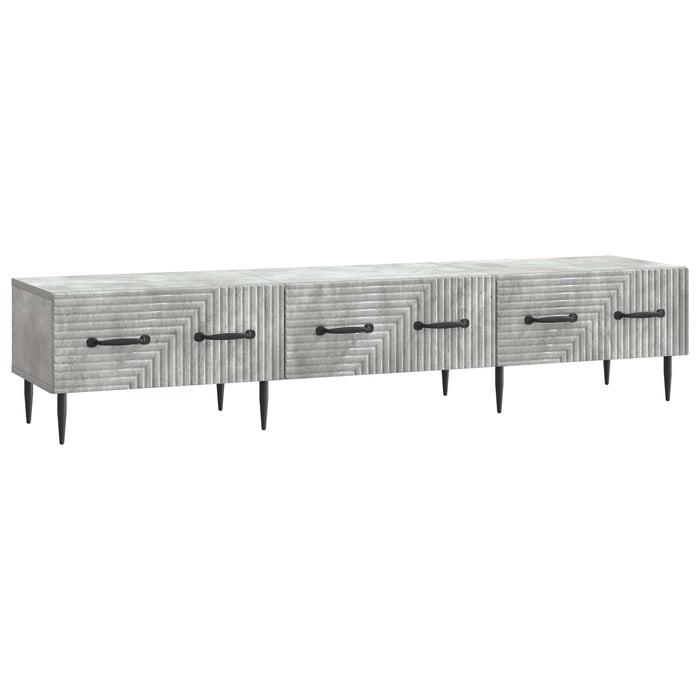 Cabinet TV Gri Beton 147 x 34,5 x 30 cm Lemn prelucrat - WALTI WALTI