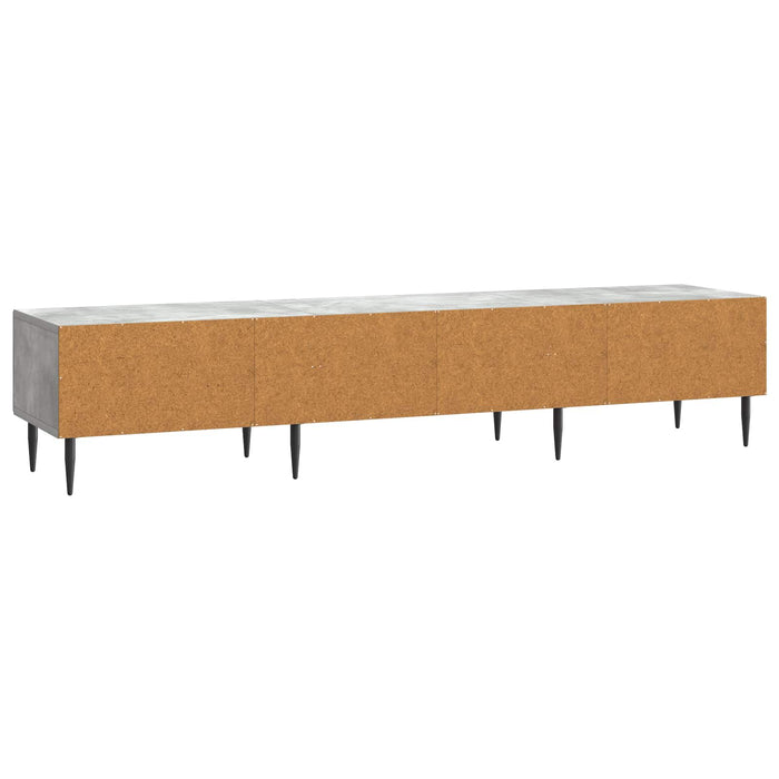 Cabinet TV Gri Beton 147 x 34,5 x 30 cm Lemn prelucrat - WALTI WALTI