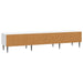 Cabinet TV Alb foarte lucios 147 x 34,5 x 30 cm Lemn prelucrat - WALTI WALTI