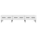 Cabinet TV Alb foarte lucios 147 x 34,5 x 30 cm Lemn prelucrat - WALTI WALTI