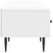 Cabinet TV Alb foarte lucios 147 x 34,5 x 30 cm Lemn prelucrat - WALTI WALTI