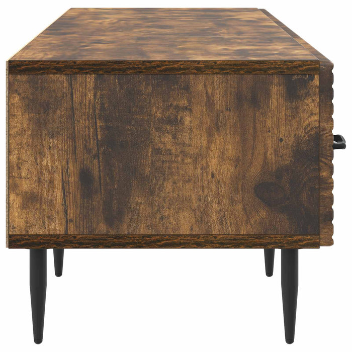 Cabinet TV Stejar fumuriu 147 x 34,5 x 30 cm Lemn prelucrat - WALTI WALTI