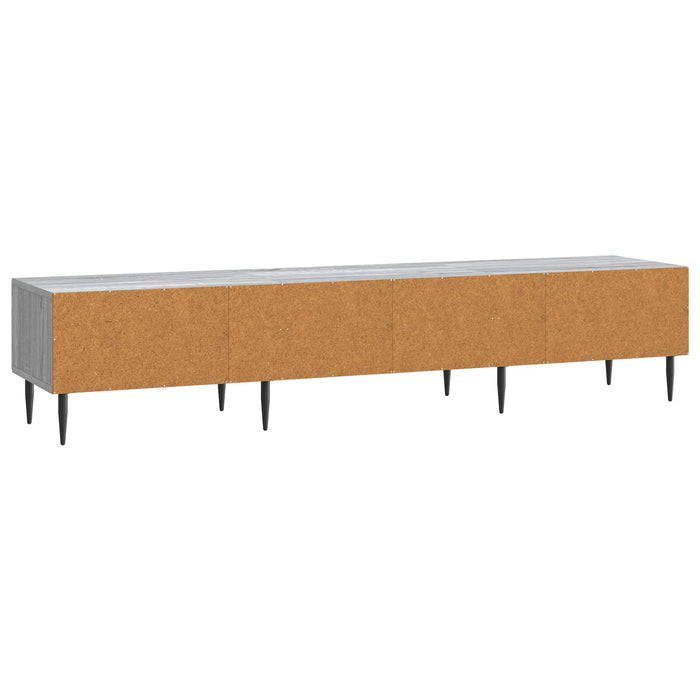 Cabinet TV Sonoma gri 147 x 34,5 x 30 cm Lemn prelucrat - WALTI WALTI