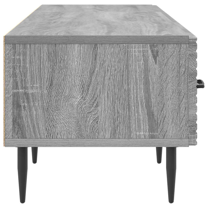 Cabinet TV Sonoma gri 147 x 34,5 x 30 cm Lemn prelucrat - WALTI WALTI