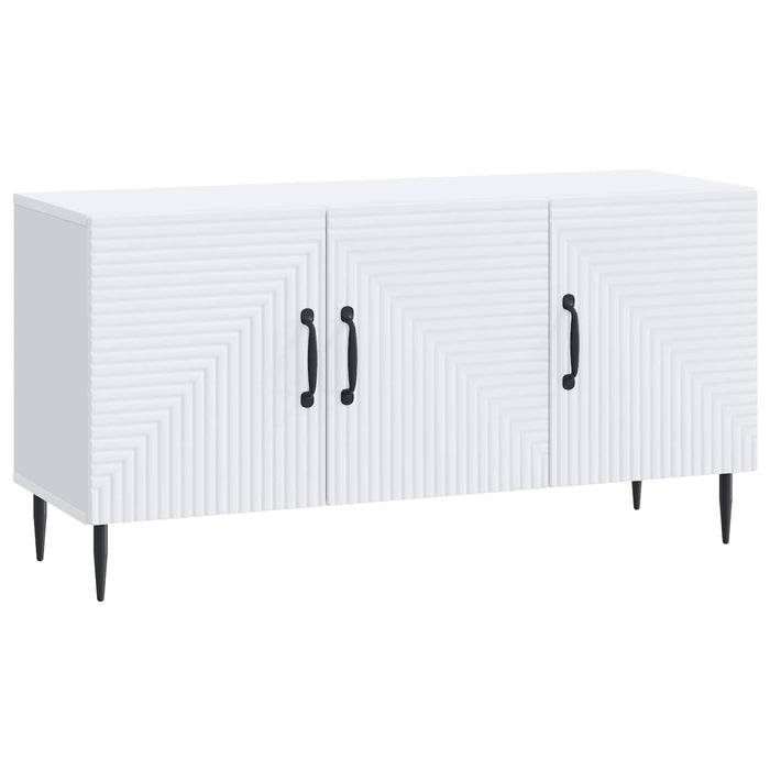 Cabinet TV Alb 99 x 34,5 x 50 cm Lemn prelucrat - WALTI WALTI