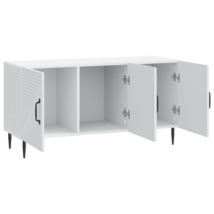Cabinet TV Alb 99 x 34,5 x 50 cm Lemn prelucrat - WALTI WALTI