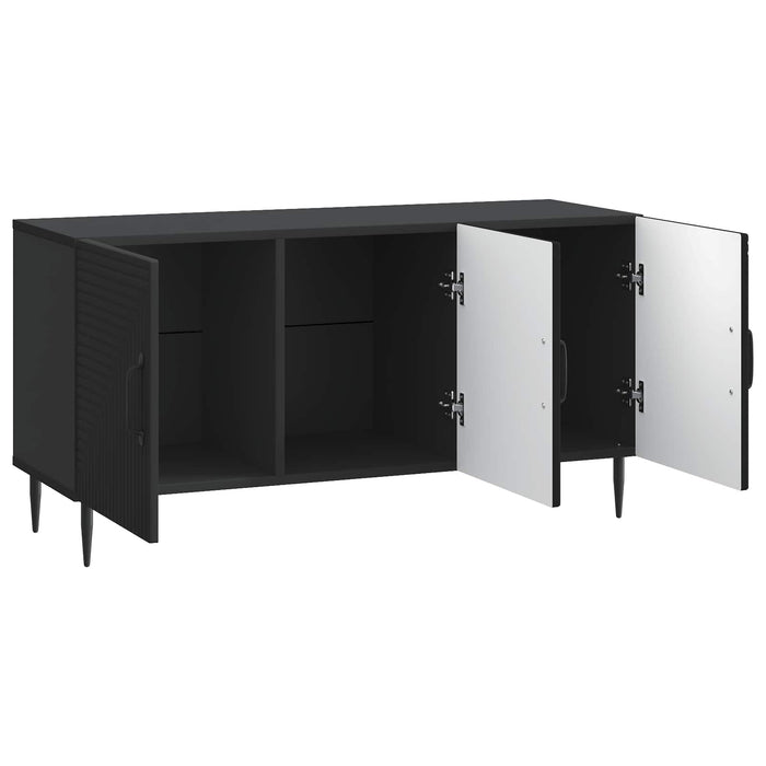 Cabinet TV Negru 99 x 34,5 x 50 cm Lemn prelucrat - WALTI WALTI