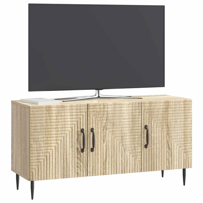 Cabinet TV Stejar Sonoma 99 x 34,5 x 50 cm Lemn prelucrat - WALTI WALTI