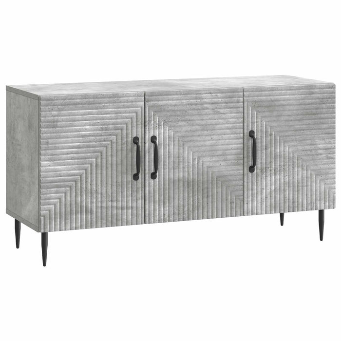 Cabinet TV Gri Beton 99 x 34,5 x 50 cm Lemn prelucrat - WALTI WALTI