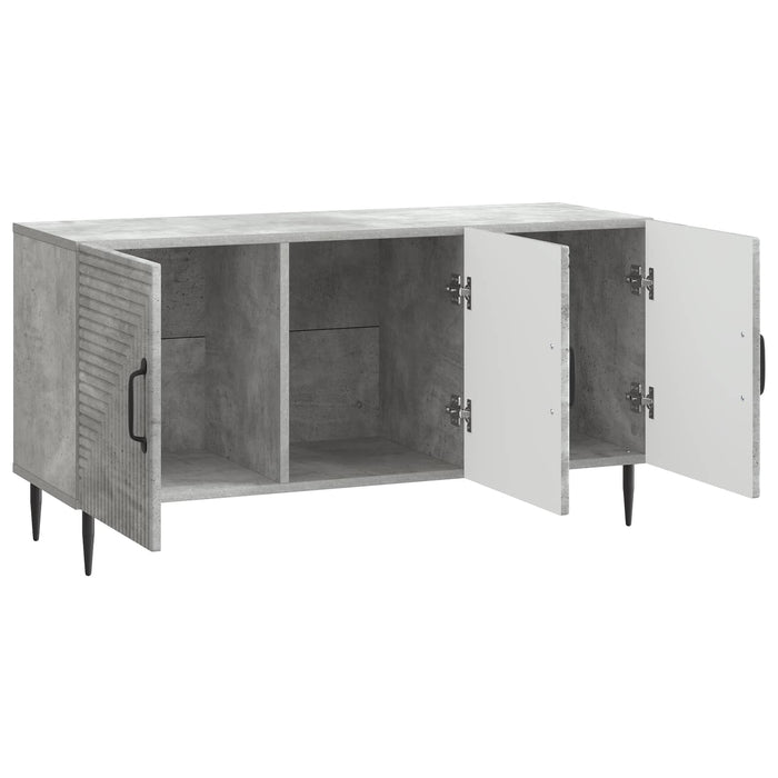 Cabinet TV Gri Beton 99 x 34,5 x 50 cm Lemn prelucrat - WALTI WALTI