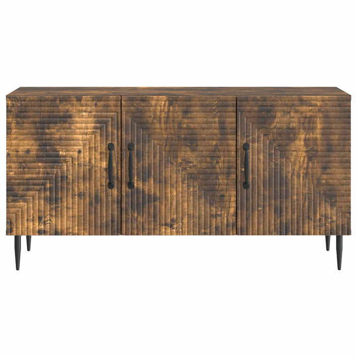 Cabinet TV Stejar fumuriu 99 x 34,5 x 50 cm Lemn prelucrat - WALTI WALTI