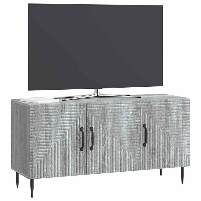 Cabinet TV Sonoma gri 99 x 34,5 x 50 cm Lemn prelucrat - WALTI WALTI