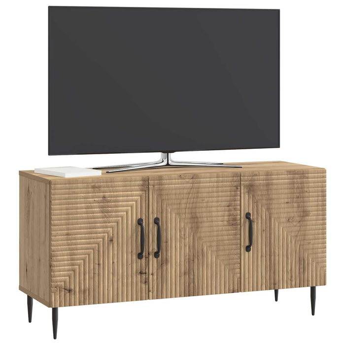 Cabinet TV Stejar Artizanal 99 x 34,5 x 50 cm Lemn prelucrat - WALTI WALTI