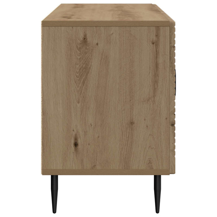 Cabinet TV Stejar Artizanal 99 x 34,5 x 50 cm Lemn prelucrat - WALTI WALTI