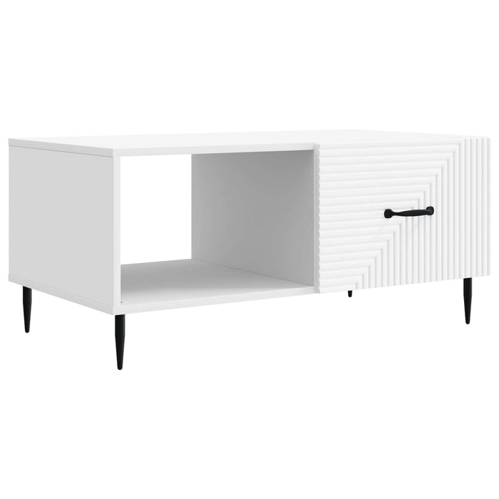 Masă de cafea Alb 90 x 50 x 40 cm Lemn prelucrat - WALTI WALTI