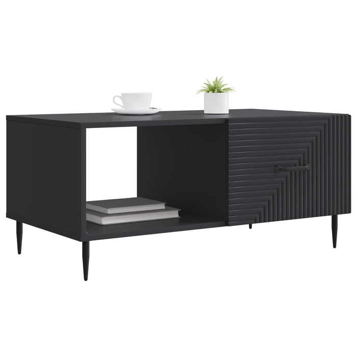 Masă de cafea Negru 90 x 50 x 40 cm Lemn prelucrat - WALTI WALTI