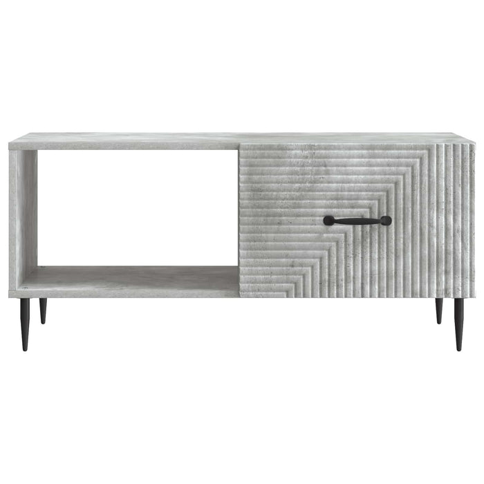Masă de cafea Gri Beton 90 x 50 x 40 cm Lemn prelucrat - WALTI WALTI