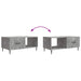 Masă de cafea Gri Beton 90 x 50 x 40 cm Lemn prelucrat - WALTI WALTI