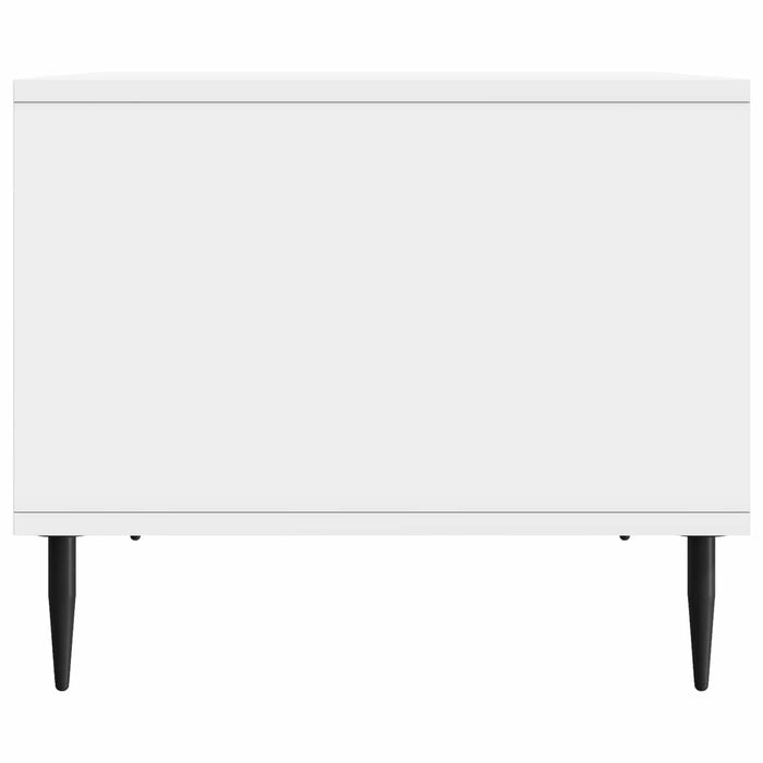 Masă de cafea Alb foarte lucios 90 x 50 x 40 cm Lemn prelucrat - WALTI WALTI