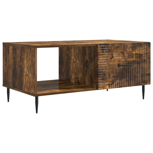 Masă de cafea Stejar fumuriu 90 x 50 x 40 cm Lemn prelucrat - WALTI WALTI