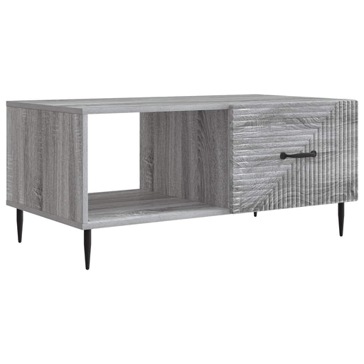 Masă de cafea Sonoma gri 90 x 50 x 40 cm Lemn prelucrat - WALTI WALTI