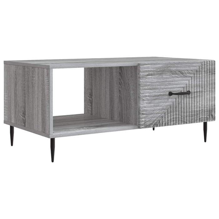 Masă de cafea Sonoma gri 90 x 50 x 40 cm Lemn prelucrat - WALTI WALTI