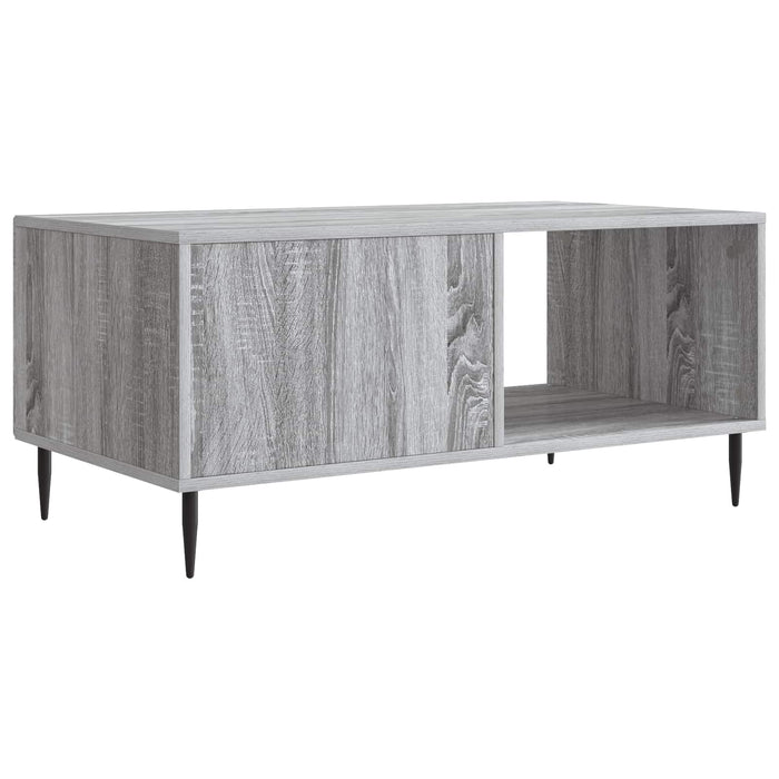 Masă de cafea Sonoma gri 90 x 50 x 40 cm Lemn prelucrat - WALTI WALTI