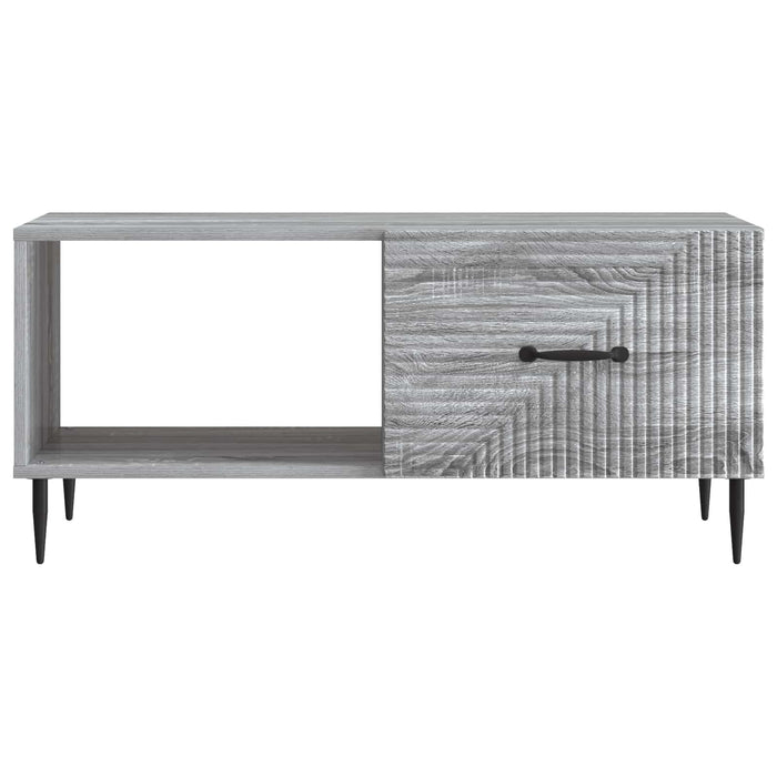 Masă de cafea Sonoma gri 90 x 50 x 40 cm Lemn prelucrat - WALTI WALTI