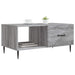 Masă de cafea Sonoma gri 90 x 50 x 40 cm Lemn prelucrat - WALTI WALTI