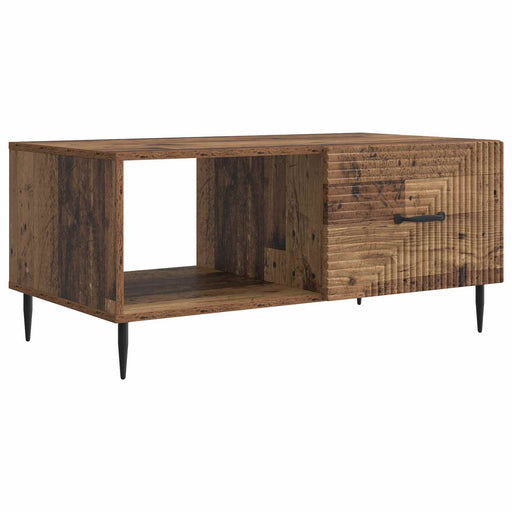 Masă de cafea Lemn vechi 90 x 50 x 40 cm Lemn prelucrat - WALTI WALTI