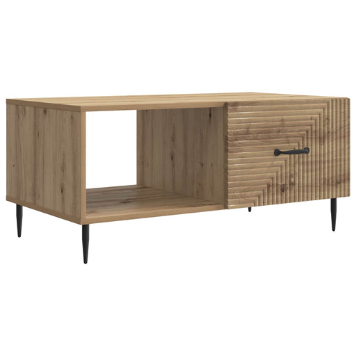 Masă de cafea Stejar Artizanal 90 x 50 x 40 cm Lemn prelucrat - WALTI WALTI