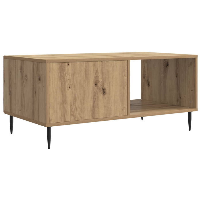 Masă de cafea Stejar Artizanal 90 x 50 x 40 cm Lemn prelucrat - WALTI WALTI