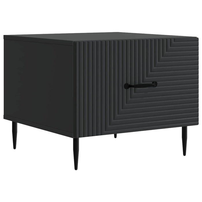 Masă de cafea cu sertar Negru 49 x 50 x 40 cm Lemn prelucrat - WALTI WALTI