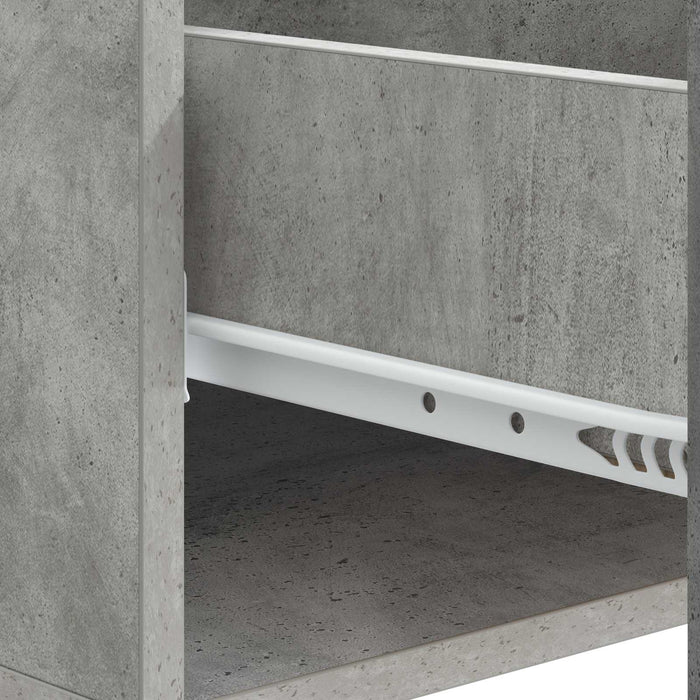 Masă de cafea Gri Beton 49 x 50 x 40 cm Lemn prelucrat - WALTI WALTI