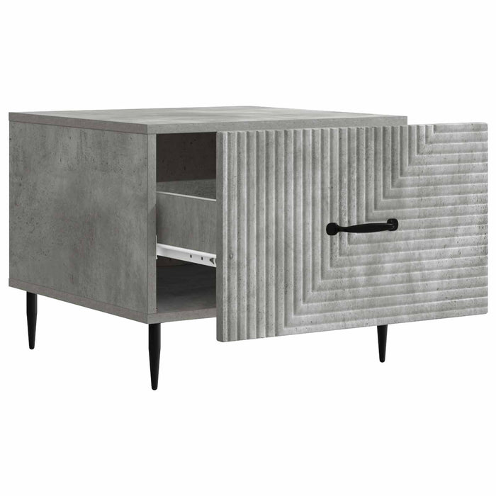 Masă de cafea Gri Beton 49 x 50 x 40 cm Lemn prelucrat - WALTI WALTI