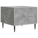 Masă de cafea Gri Beton 49 x 50 x 40 cm Lemn prelucrat - WALTI WALTI