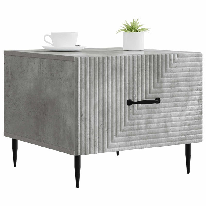 Masă de cafea Gri Beton 49 x 50 x 40 cm Lemn prelucrat - WALTI WALTI