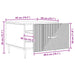 Masă de cafea Gri Beton 49 x 50 x 40 cm Lemn prelucrat - WALTI WALTI