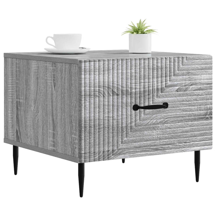 Masă de cafea Sonoma gri 49 x 50 x 40 cm Lemn prelucrat - WALTI WALTI