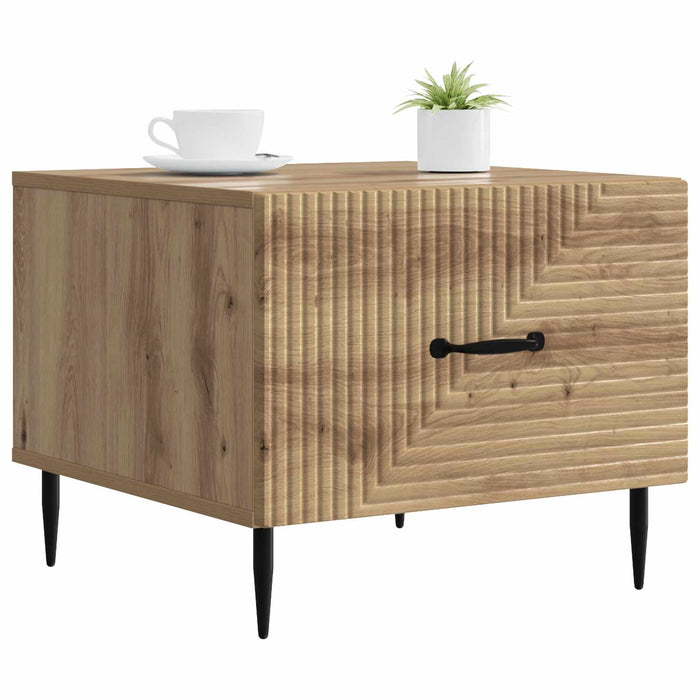Masă de cafea Stejar Artizanal 49 x 50 x 40 cm Lemn prelucrat - WALTI WALTI