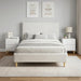 Noptieră 2 pcs Alb 43 x 34,5 x 48 cm Lemn prelucrat - WALTI WALTI