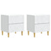 Noptieră 2 pcs Alb 43 x 34,5 x 48 cm Lemn prelucrat - WALTI WALTI
