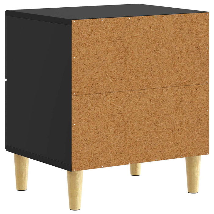Noptieră Negru 43 x 34,5 x 48 cm Lemn prelucrat - WALTI WALTI