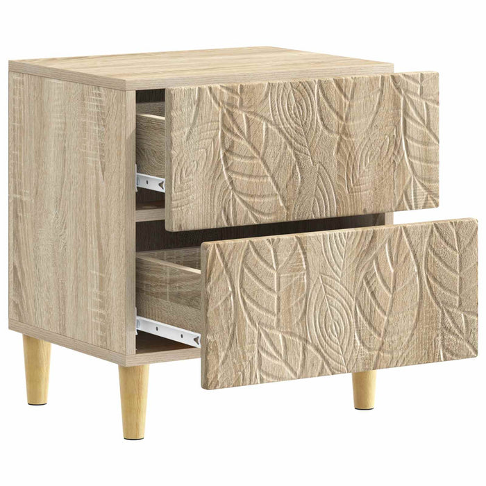 Noptieră Stejar Sonoma 43 x 34,5 x 48 cm Lemn prelucrat - WALTI WALTI