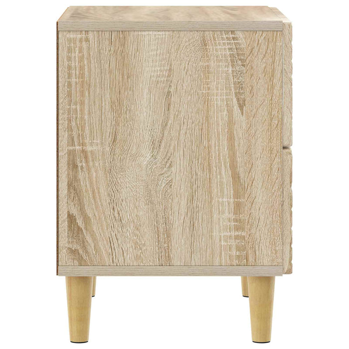 Noptieră 2 pcs Stejar Sonoma 43 x 34,5 x 48 cm Lemn prelucrat - WALTI WALTI