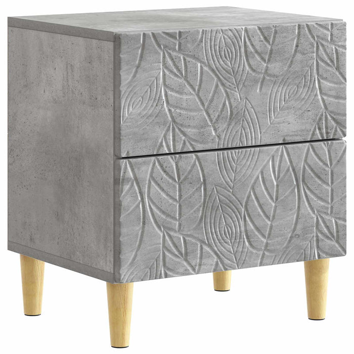 Noptieră Gri Beton 43 x 34,5 x 48 cm Lemn prelucrat - WALTI WALTI