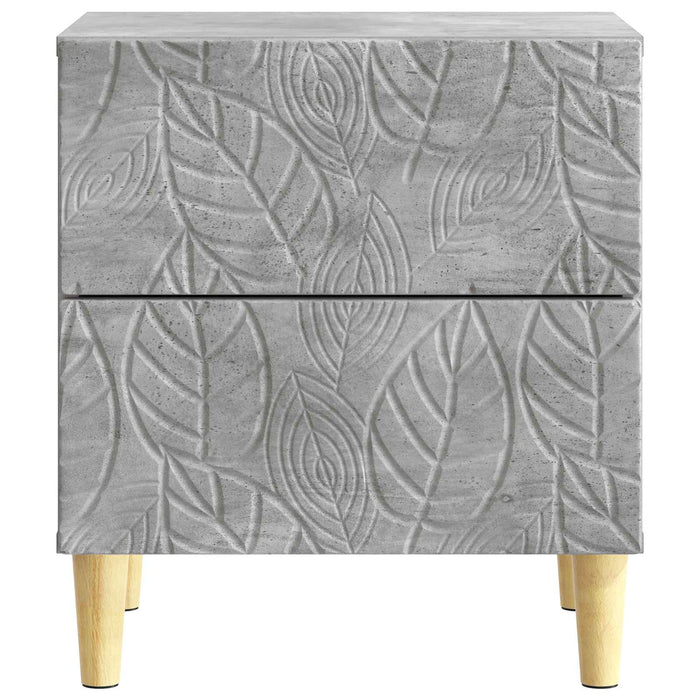 Noptieră Gri Beton 43 x 34,5 x 48 cm Lemn prelucrat - WALTI WALTI