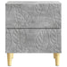 Noptieră Gri Beton 43 x 34,5 x 48 cm Lemn prelucrat - WALTI WALTI
