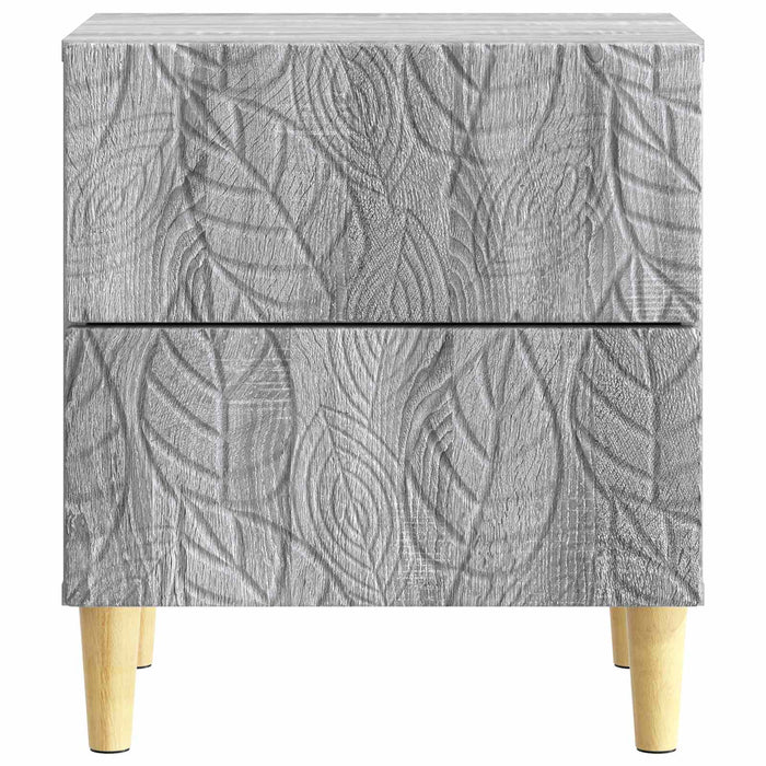 Noptieră Sonoma gri 43 x 34,5 x 48 cm Lemn prelucrat - WALTI WALTI